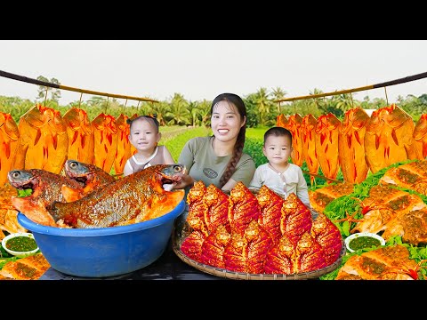 The Secret to Perfectly SMOKED FISH: Golden Crispy, Aromatic & Flavorful | Village Life