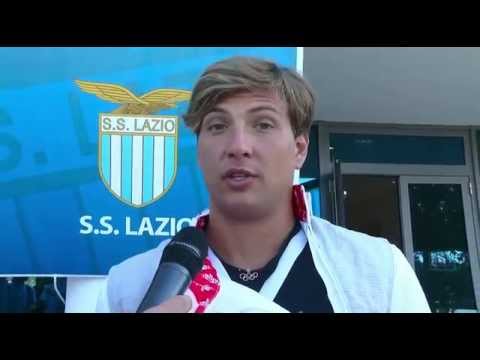 VALERIO ASPROMONTE ALLA FESTA BIANCOCELESTE