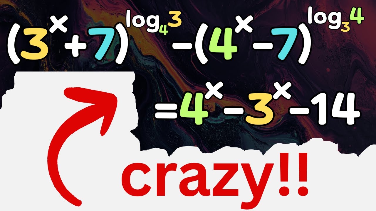 the craziest equation I have ever seen