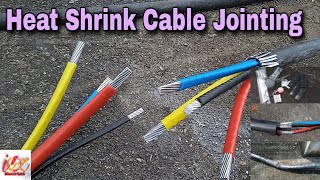 Cable Jointing training | Heat Shrink Cable Joint | LV cable 3.5C 150 sq.mm