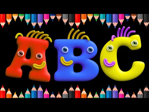 ABCD Song 🎵 Mega Colorful Alphabet Learning A–Z | Fun ABC Learning & Phonics for Kids & Toddlers