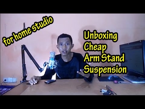 Buka Paket | Broadcast Studio Microphone Suspension Arm Stand | Bahasa Indonesia