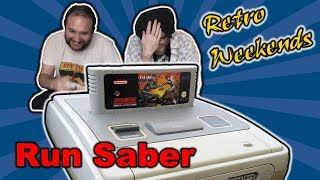 Run Saber - SNES - Multiplayer - Review & Lets Play