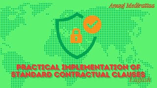 Practical Implementation Of Standard Contractual Clauses, English Edit