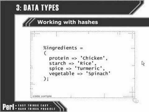 Perl Tutorials -Part 24 - Working with hashes