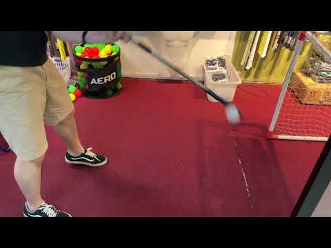 Floorball Zorro Airhook skill display at FloorballPLAY floorball Shop Singapore