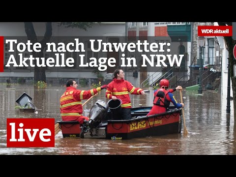Weiter starke Unwetter in NRW - Talsperren laufen über | WDR extra