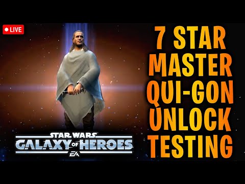 7 STAR MASTER QUI-GON UNLOCK + TESTING - THE RETURN OF 3V3 GRAND ARENA - FIRST TIME FIGHTING JAR JAR
