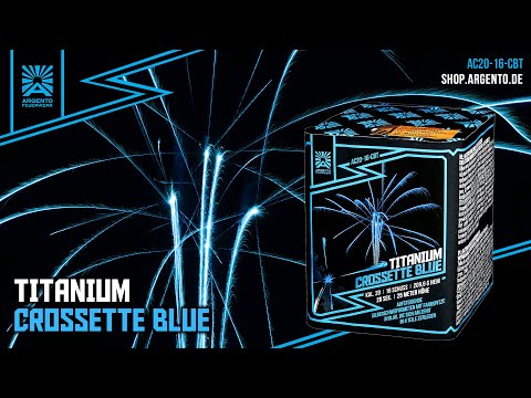 "Titanium Crossette Blue" - 16Sh 20mm [Batch 2024]