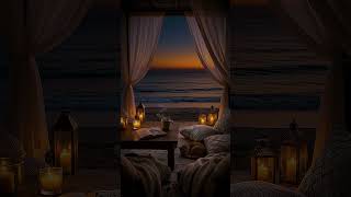 Cozy Sunset Sea Balcony Ambience 4K