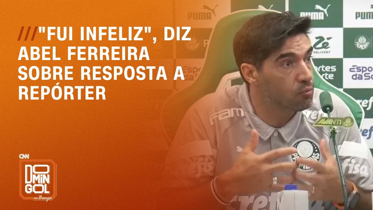 "Fui infeliz", diz Abel Ferreira sobre resposta a repórter | DOMINGOL
