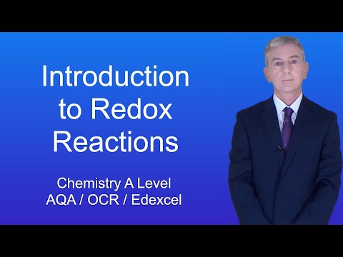 A Level Chemistry Revision "Introduction to Redox Reactions"