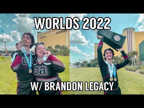 CHEERLEADING WORLDS 2022 VLOG W/ BRANDON LEGACY