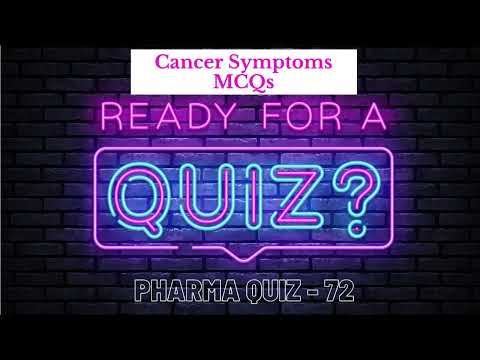 Pharma Quiz - 72 | Cancer Symptoms MCQs | Pharmacy Quiz Question & Answer | Pharma Knowledge Online