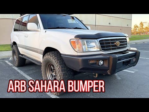 ARB Sahara bumper full install 100 series Land Cruiser LX470
