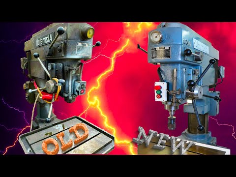 𝕽𝖊𝖘𝖙𝖆𝖚𝖗𝖆𝖙𝖎𝖔𝖓 Alzmetall AB4 Ständerbohrmaschine old Rusty restoration