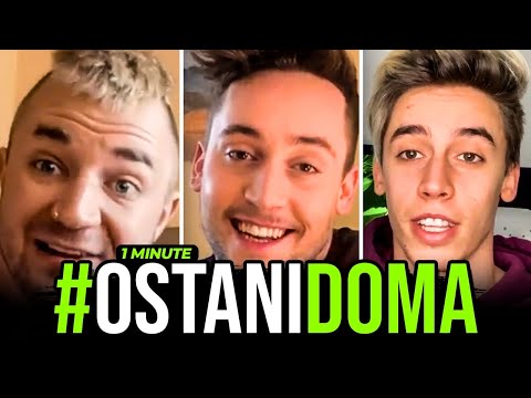 1 MINUTE CHALLENGE I Kolikokrat v 1 minuti rečeš OSTANI DOMA I BQL, Polkaholiki, Dejan Krajnc & Alya