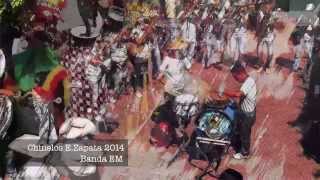 preview picture of video 'Chinelos de Morelos 2014 Carnaval Emiliano Zapata Banda EM Zócalo'
