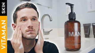 How To Wash Your Face Properly (Men