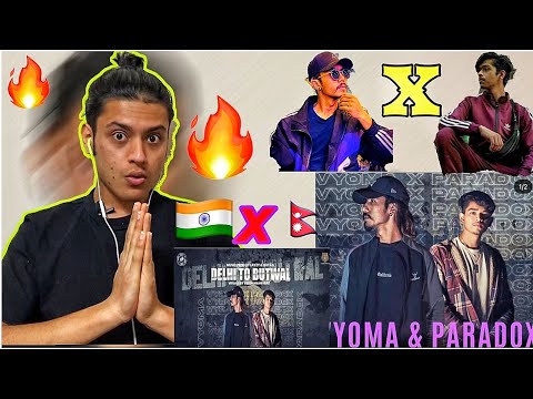 VYOMA WITH INDIAN RAPPER REACTION VIDEO 🔥|| DELHI TO BUTWAL VYOMA X PARADOX NEW SONG INDIA X NEPAL