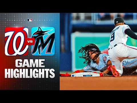 마이애미 VS 워싱턴 8:7 MLB 스포츠하이라이트