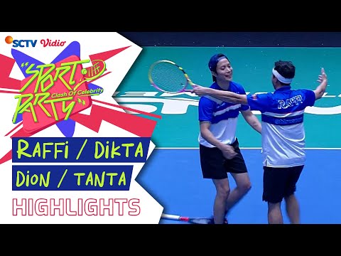 Raffi/Dikta VS Dion/Tanta - Highlights Ganda Putra | Sport Party