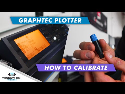 How to setup your graphtec plotter for cutting window tint patterns FC9000