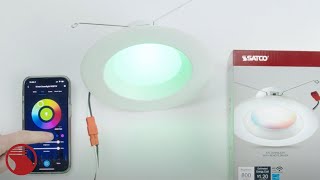 STARFISH: Wi-Fi Smart Color-Changing 6 inch Downlight