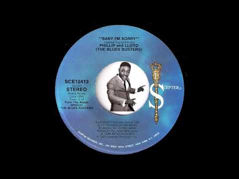 Phillip and Lloyd (The Blues Busters) - Baby I'm Sorry [Scepter] 1975 Soul 45 Video