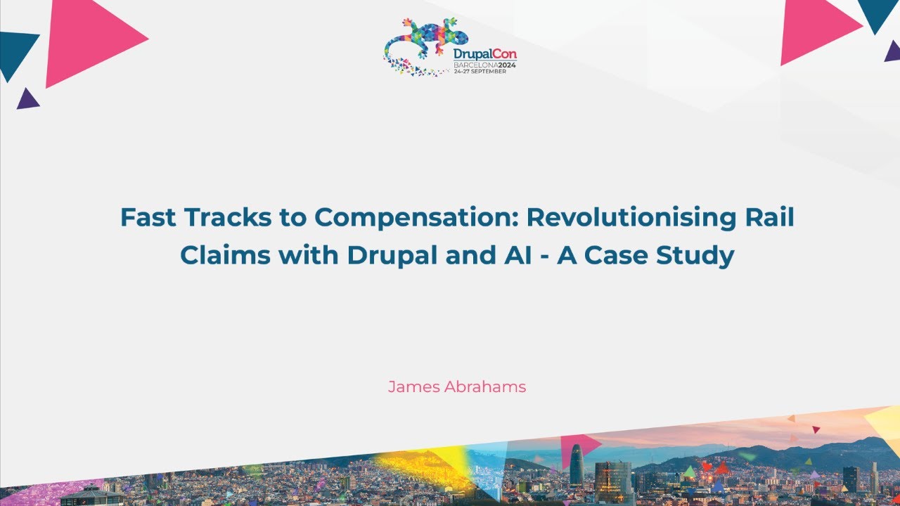 Fast Tracks to Compensation: Revolutionising Rail Claims with Drupal and AI - A Case Study