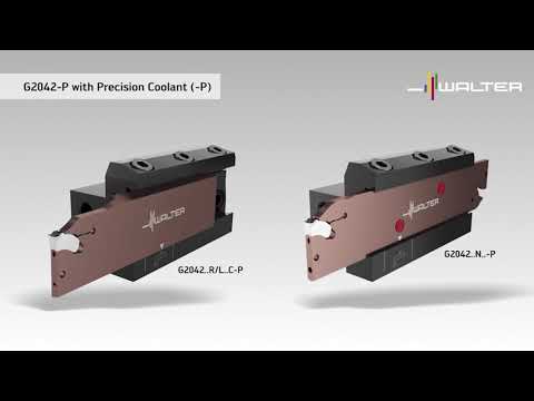Walter Cut Turning G2042 N P – Deep parting blades with pressure, internal, high precision coolant