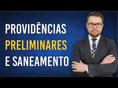 NOVO CPC - PROVIDÊNCIAS PRELIMINARES E SANEAMENTO