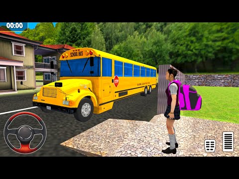 Virtual High School Simulator - School Bus Games - Android Gameplay