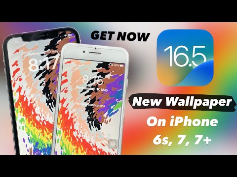 Get iOS 16.5 New Wallpapers on old iPhones 6s, 7, 7+ (iOS 15.7.5)