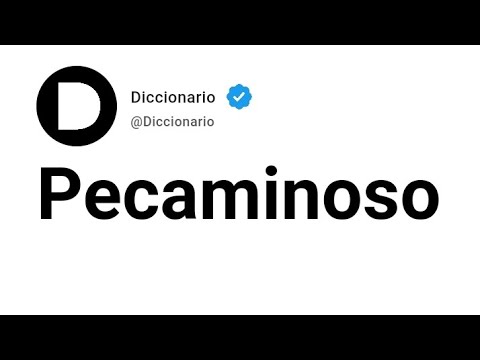 Pecaminoso Significado En Español