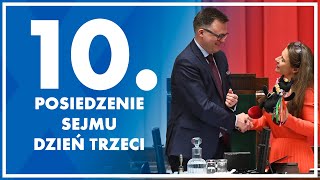 10. posiedzenie Sejmu - dzień trzeci.  26 kwietnia 2024 r.