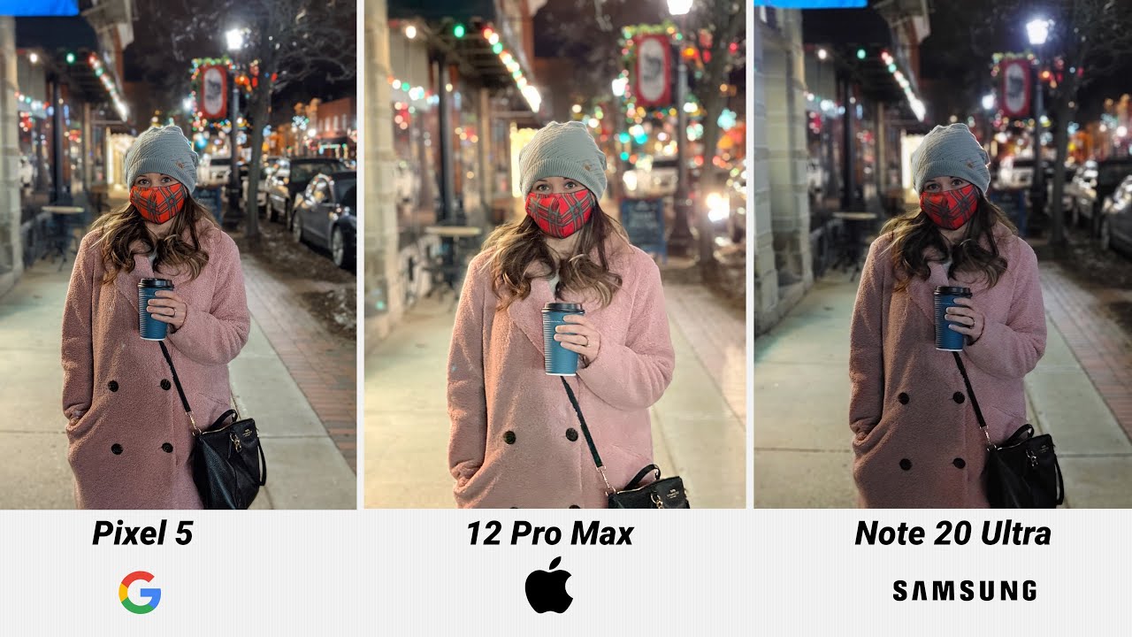 iPhone 12 Pro Max vs Google Pixel 5 vs Samsung Galaxy Note 20 Ultra Camera Comparison!