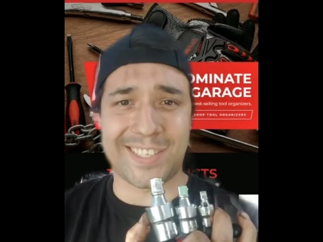 Youtube Video for 3pc Universal Joint Set, Socket Adapter 1/2", 3/8", and 1/4" drive by Mechanic Link