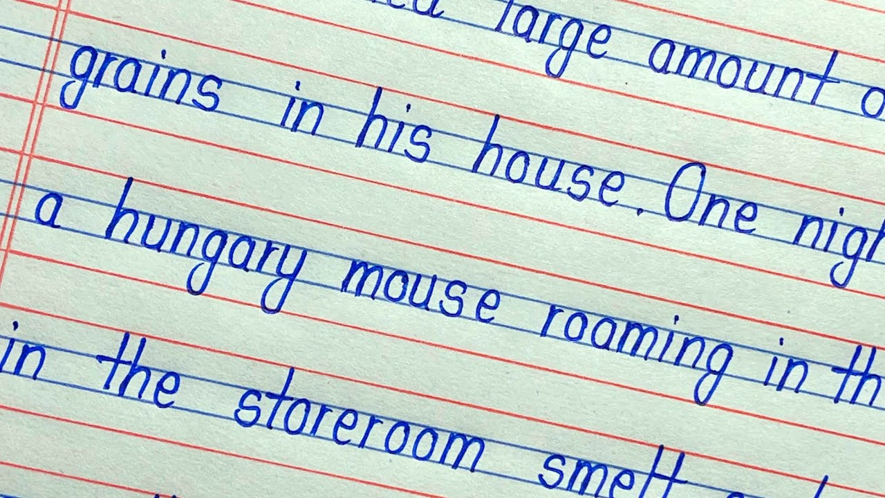 How to write in four line notebook || Neat and clean english handwriting practice || Four line copy