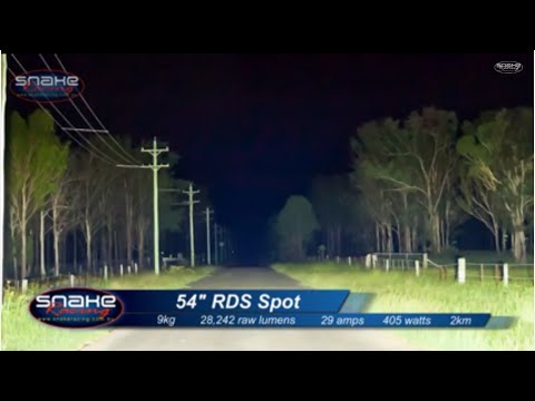Rigid industries 54" RDS Curved Spot LED Bar Light - Snake Racing