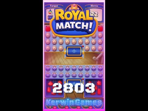 Royal Match Level 2803 - No Boosters Gameplay