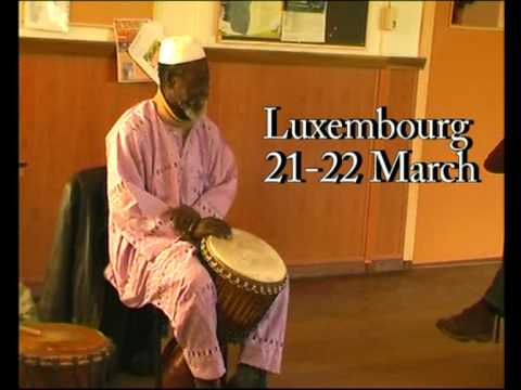 Djembe player Sega Sidibe European Tour 2009