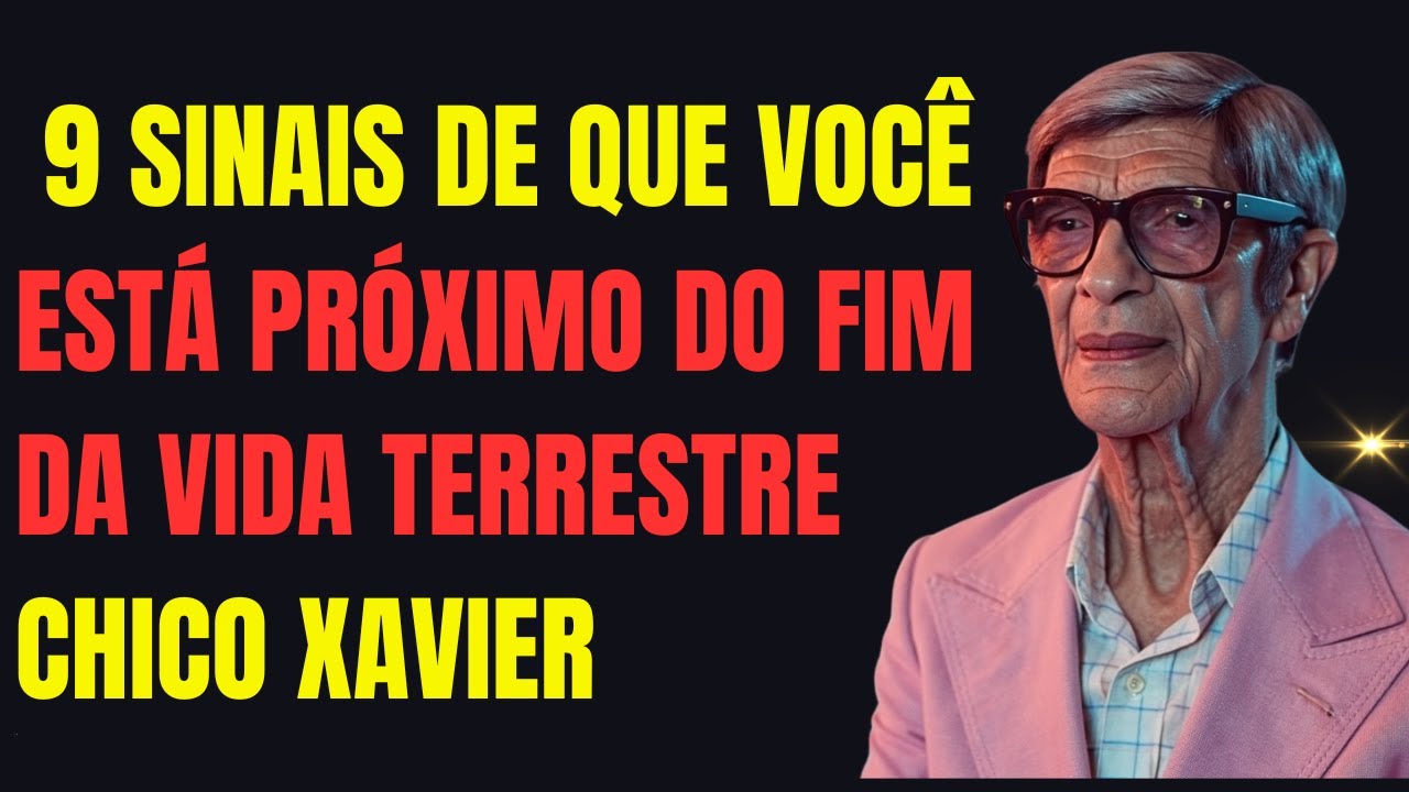 “9 Sinais de Que Você Está Próximo do Fim da Vida Terrestre - CHICO XAVIER”