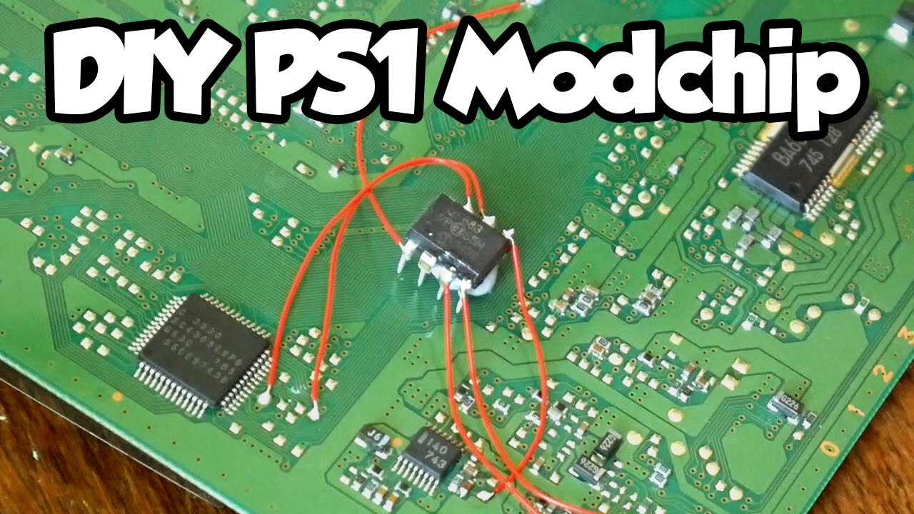 Making a PlayStation 1 modchip from SCRATCH