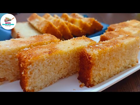 Iyengar style rava cake | Eggless Rava Cake Recipe I सूजी केक I Eggless Semolina Cake