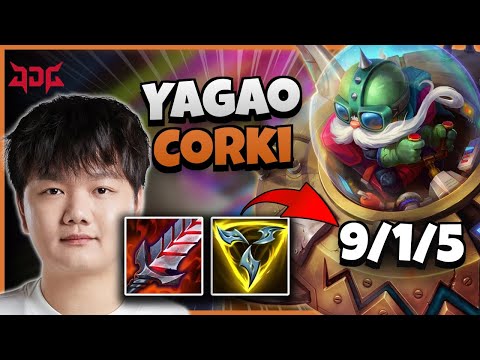 JDG Yagao Corki vs Xerath | 14.13
