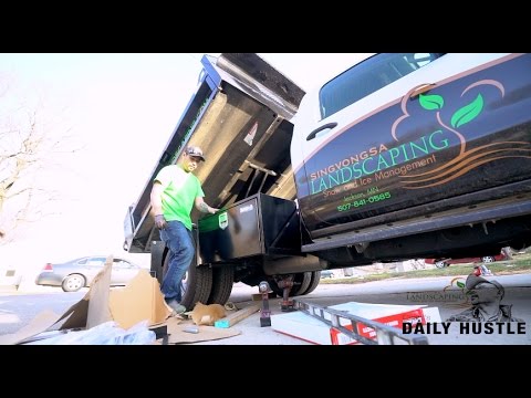 How to install Buyers tool box on dump truck