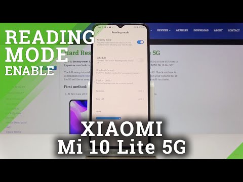 How to Activate Reading Mode on XIAOMI Mi 10 Lite 5G – Allow Reading Feature