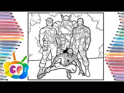 Spider-man coloring pages / Spider-man drawing / Spiderman coloring