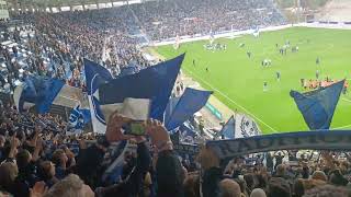 Karlsruher SC - SV Darmstadt 98 / Lilien Fans nach dem Spiel 😍